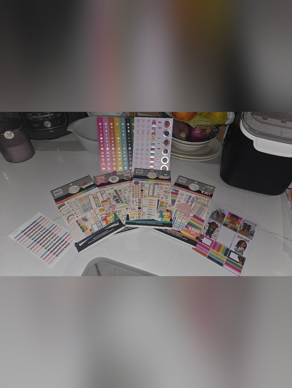 The Happy Planner Multicolor Party & Planner Sticker Set